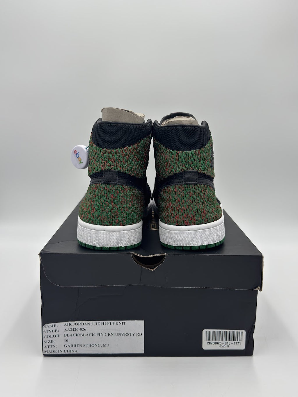 Jordan 1 Retro High Flyknit Black History Month (2018) (Promo Sample)