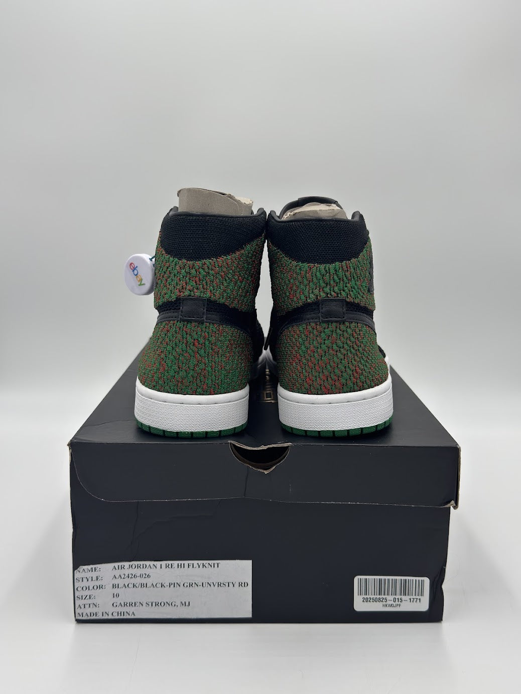 Jordan 1 Retro High Flyknit Black History Month (2018) (Promo Sample)