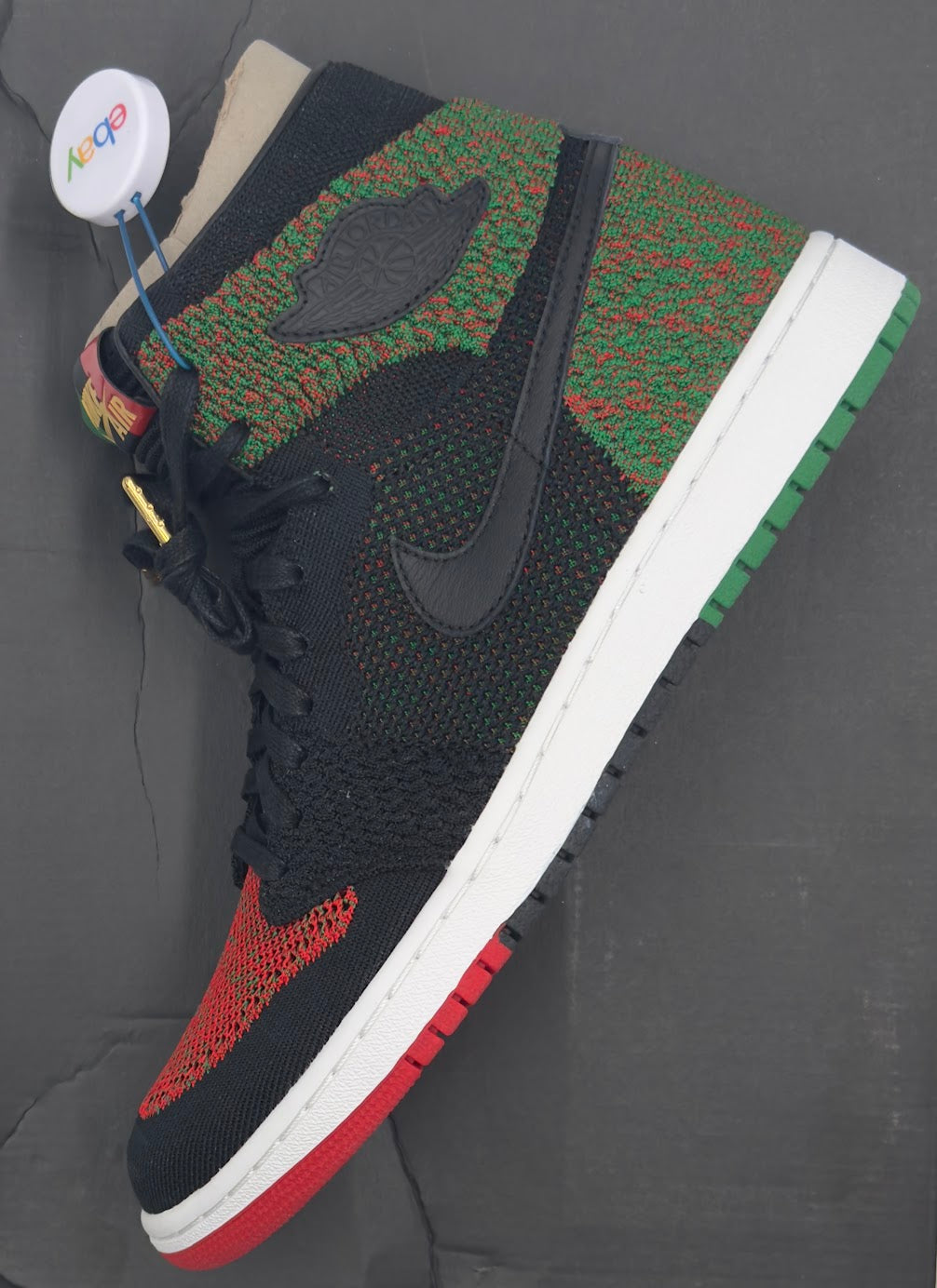Jordan 1 Retro High Flyknit Black History Month (2018) (Promo Sample)